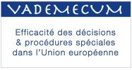 Vademecum: Ex�cution & Proc�dures sp�ciales dans l'UE